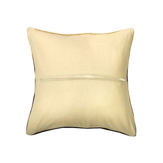 Cushion back with zipper - ecru