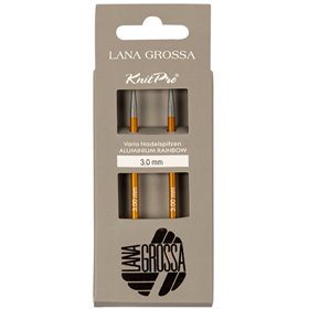 Lana Grossa Vario Rainbow short interchangeable circular needles 3 mm