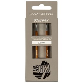 Lana Grossa Vario Rainbow short interchangeable circular needles 3,5 mm